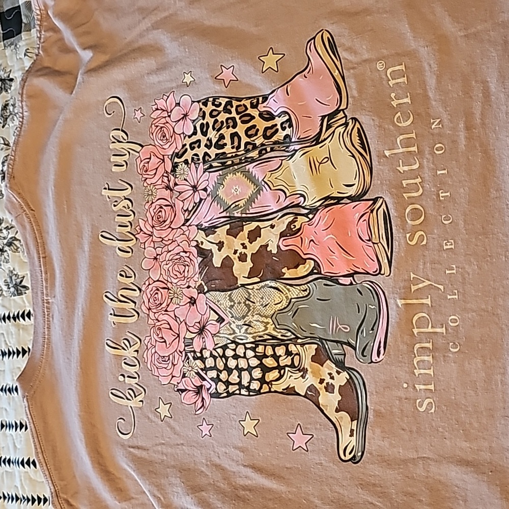 Simply Southern Kick The Dust Up LS shirt XXL